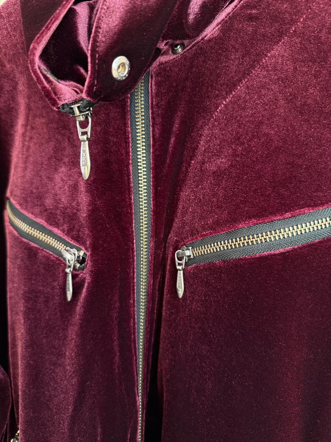 Tornado Mart 벨벳 집업 자켓 상품이미지7