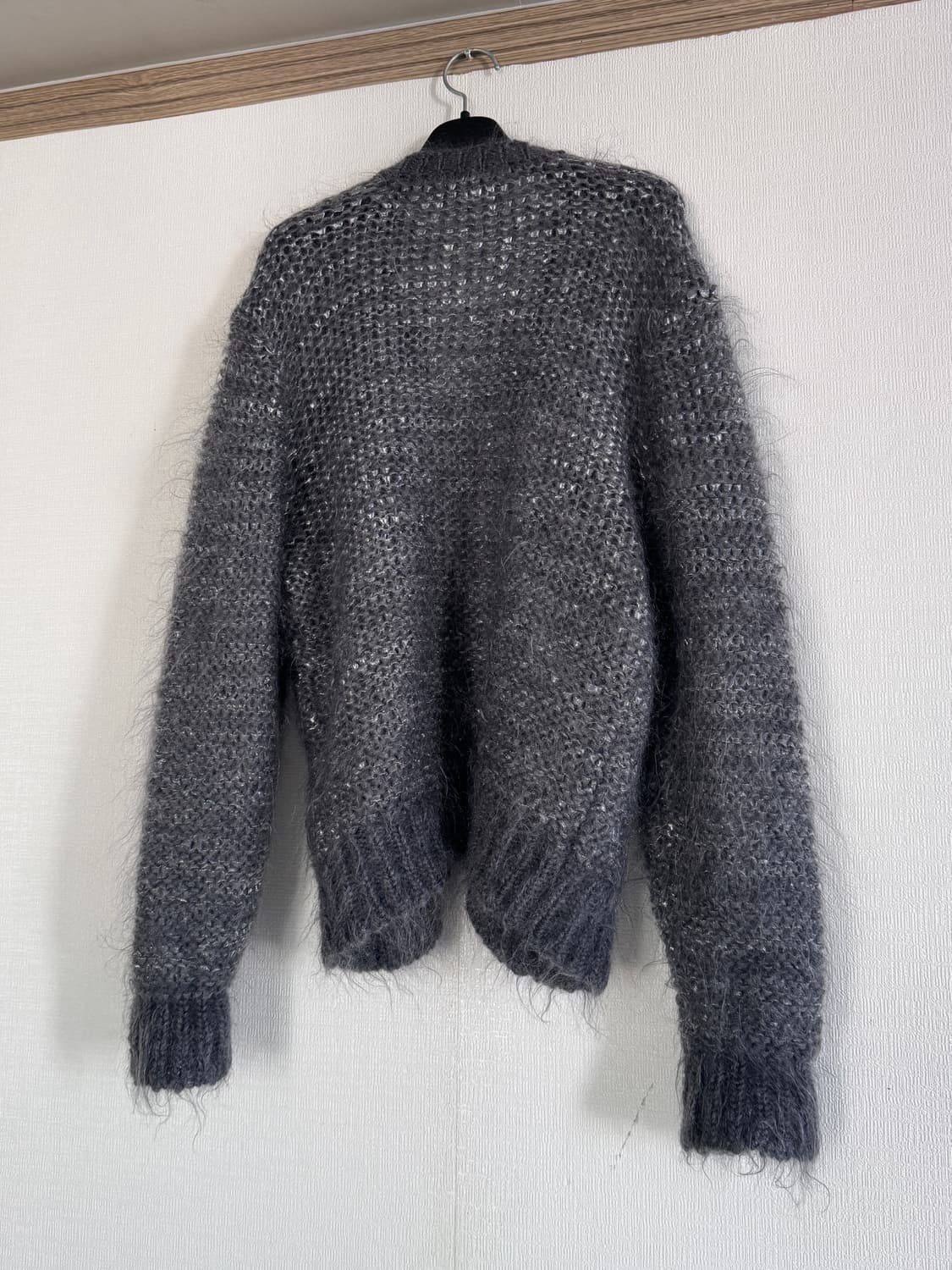 울 부클 퐁실 가디건 상품이미지2