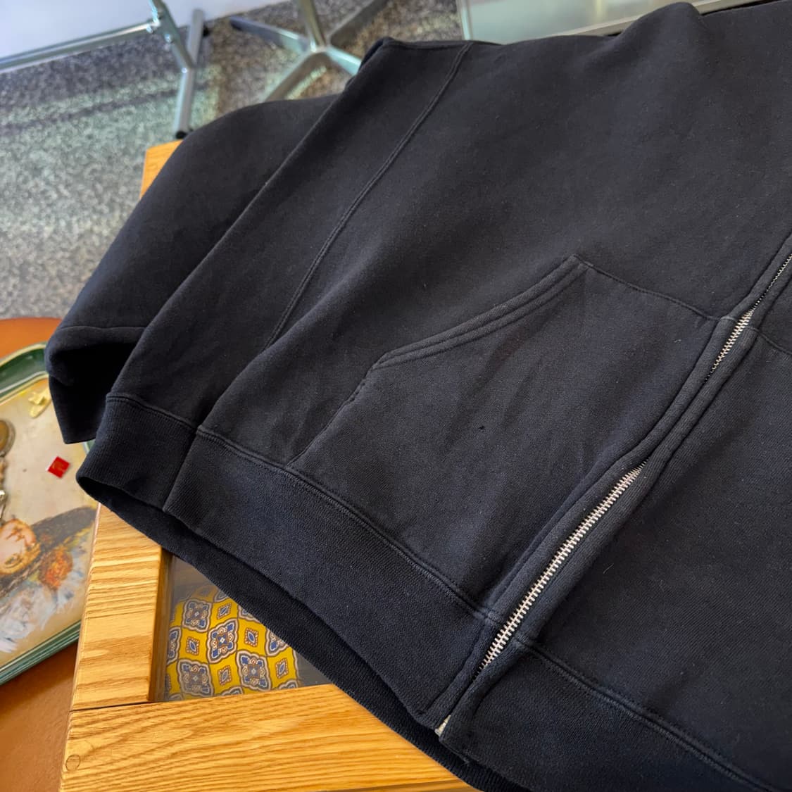 러셀 빈티지 스웻 후드 집업 (2XL)   상품이미지3