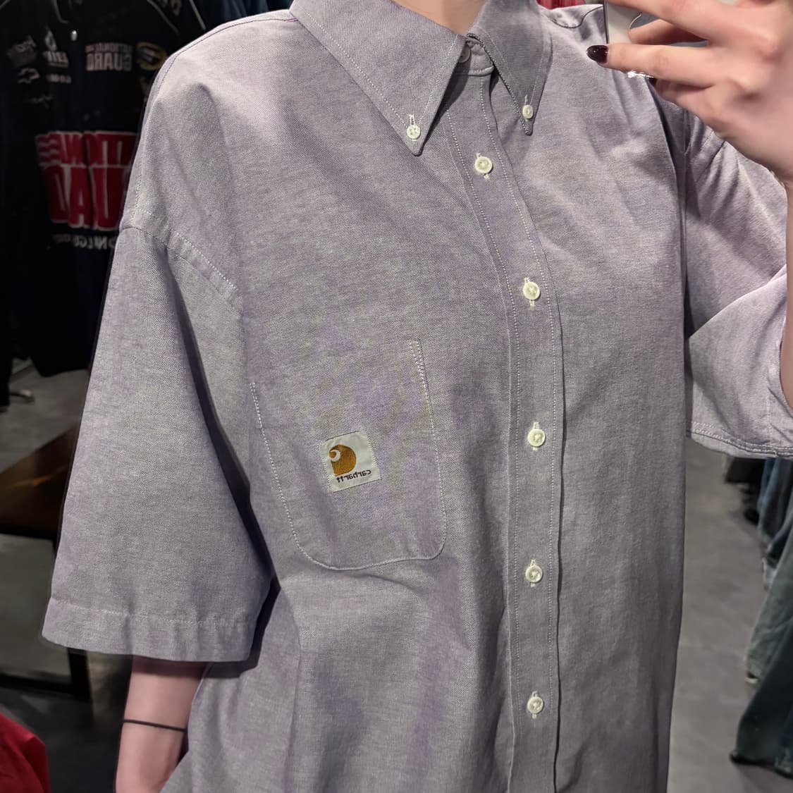 [IM] Carhartt 칼하트 반팔 셔츠 퍼플 상품이미지6