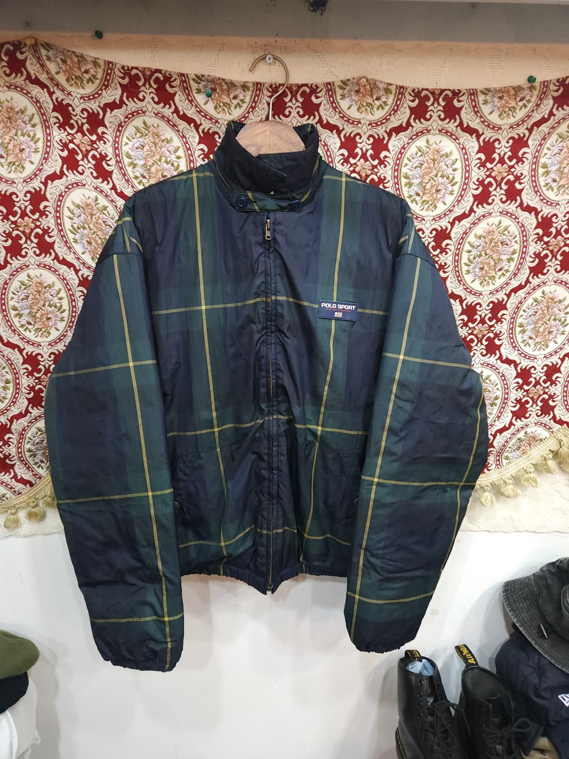 폴로스포츠 90s 블랙와치 체크 숏 패딩 점퍼

 상품이미지2