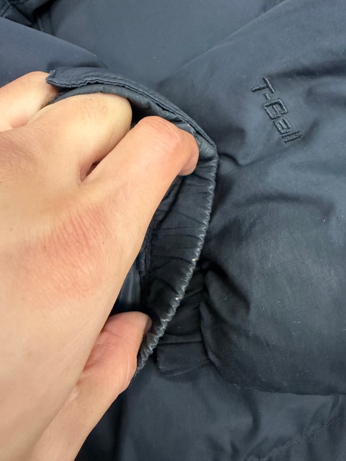 정품) 노스페이스 남성 블랙 온볼 패딩 L 상품이미지5