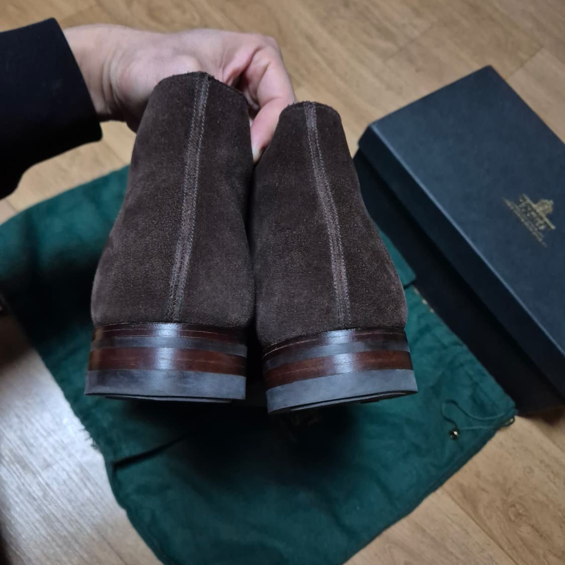 [8.5E]크로켓앤존스 텟버리 처카 부츠 / 알든 버윅 얀코 로크 처치스 상품이미지5