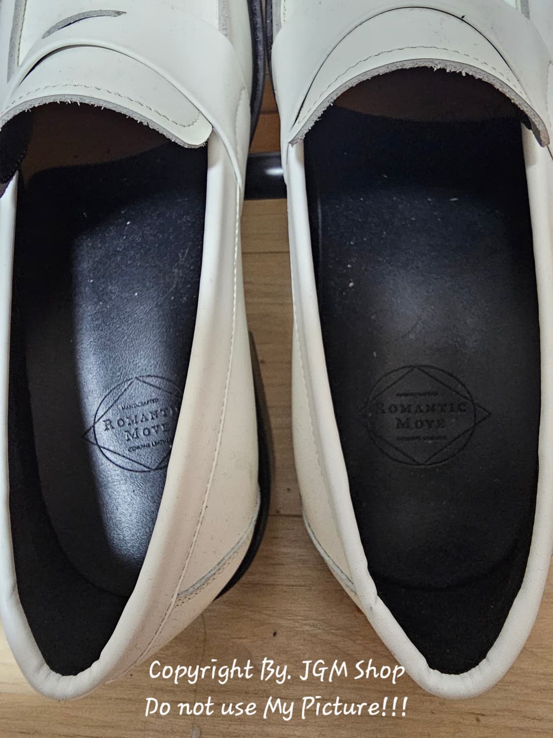 로맨틱무브 비브람 뉴 유팁 로퍼 화이트 260 상품이미지5