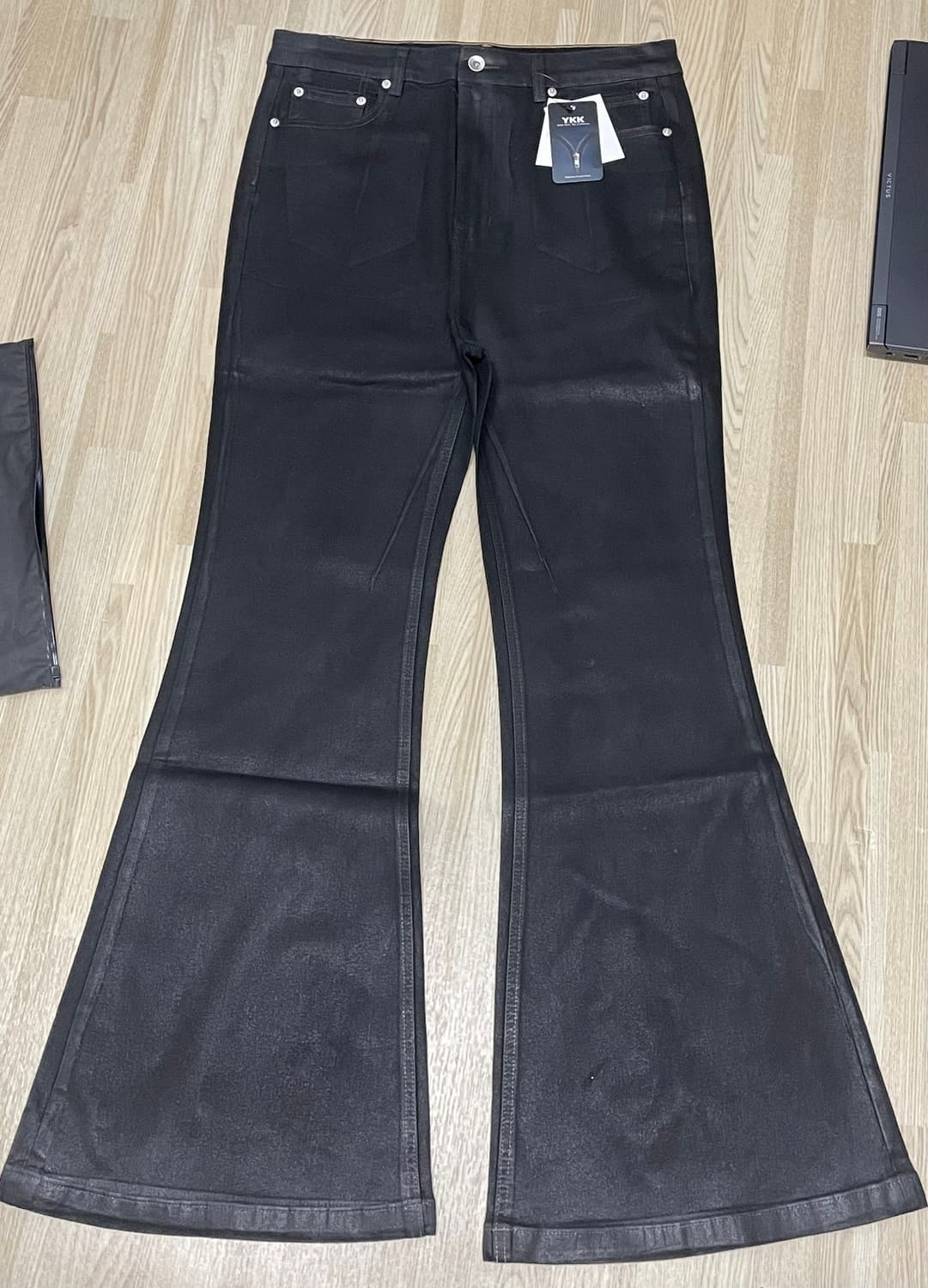 (판매) 어웬드 플레어 데님 왁스 진 1사이즈  상품이미지5