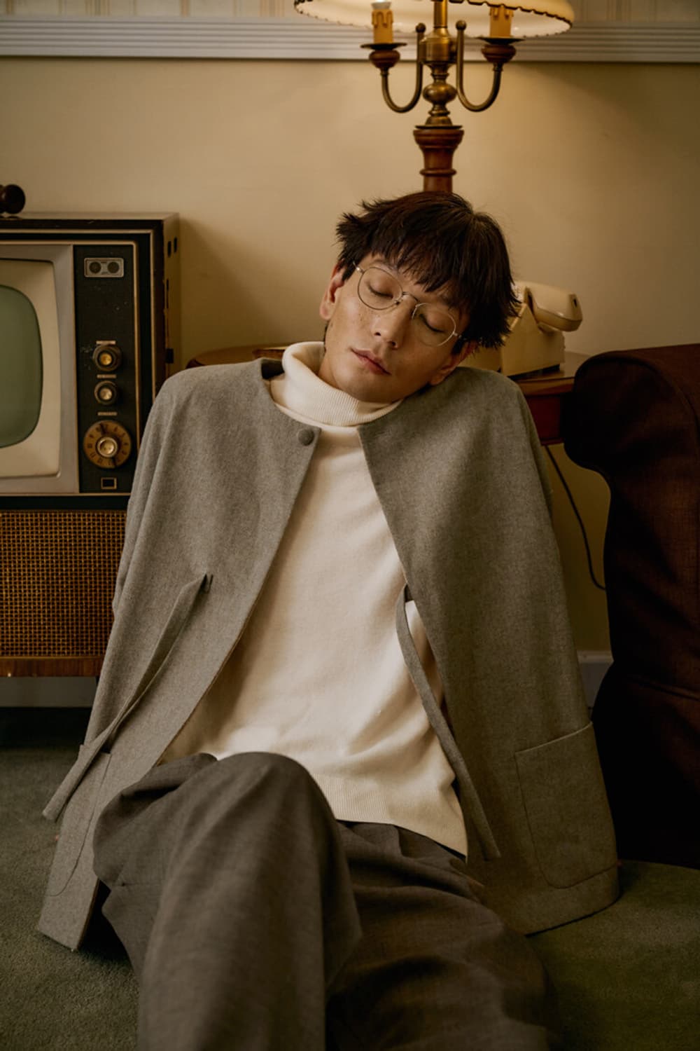 말렌 유니섹스 울 루프 자켓 베이지 1 size 상품이미지2