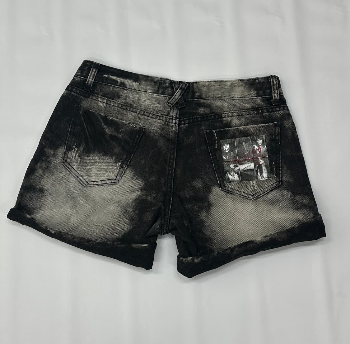 🖤나나깔 데빌 코디세트 🖤 지뢰계 마계 레이어드 블랙 홀터넥 벨벳 상품이미지7