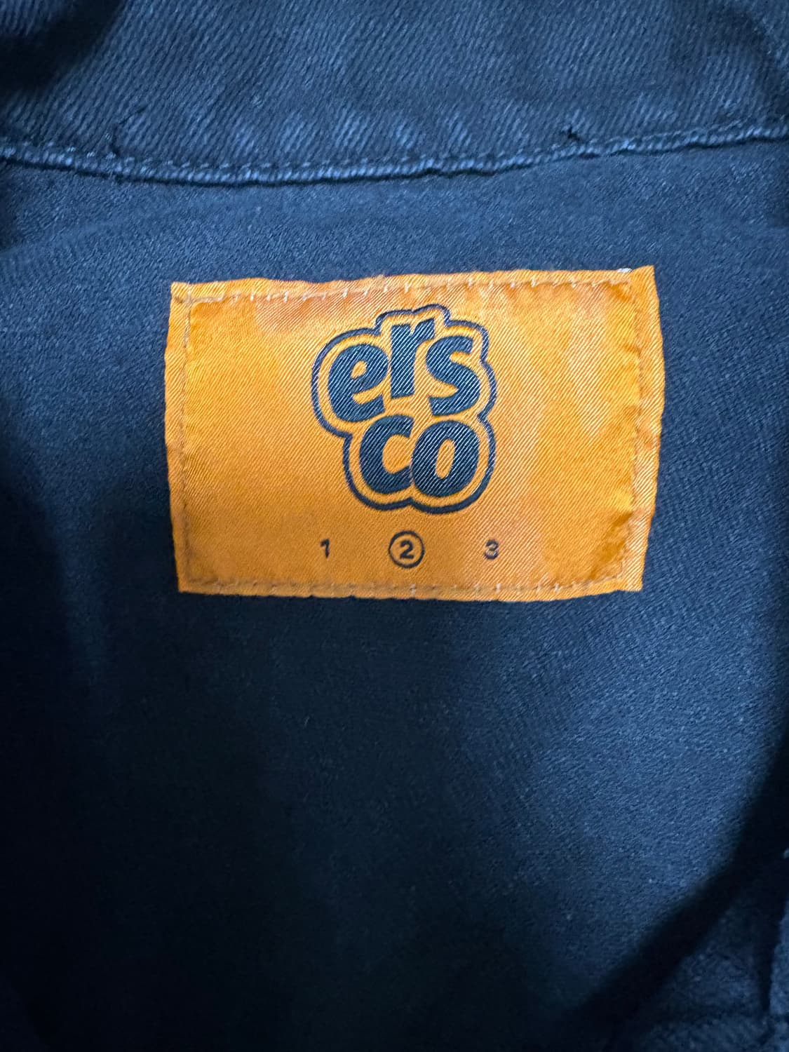 이알에스코 데님 트러커 자켓_블랙 xl 상품이미지5