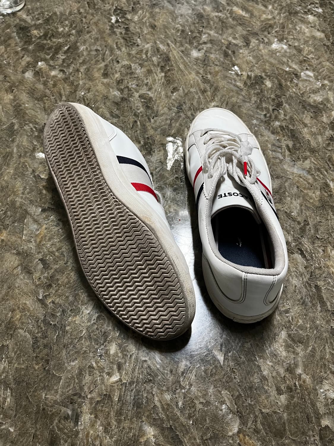 라코스테 흰색 스니커즈 (260) 상품이미지4