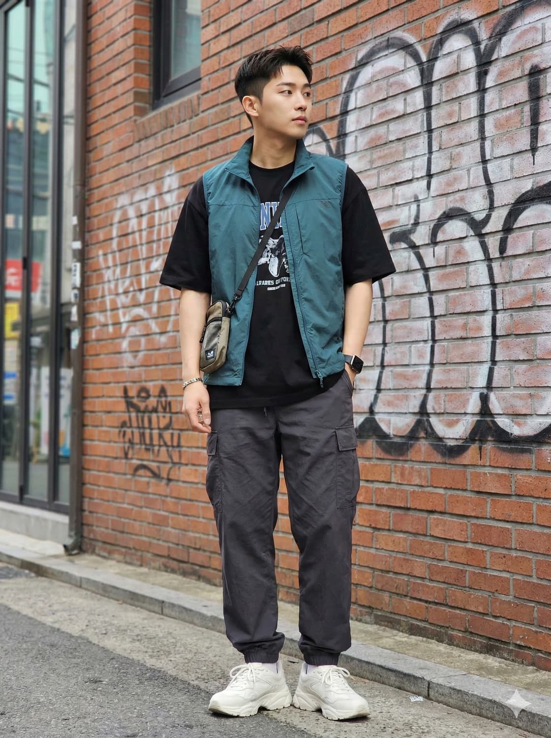 코오롱스포츠 경량 스트레치 방풍 베스트_100 상품이미지1