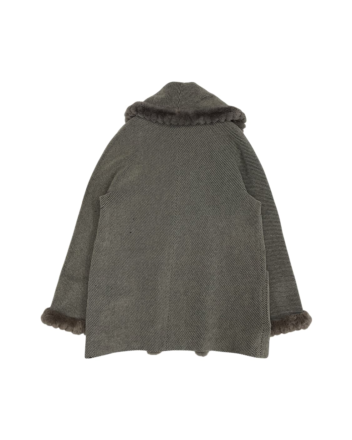 펜디 시어링 트림 울 코트 상품이미지5