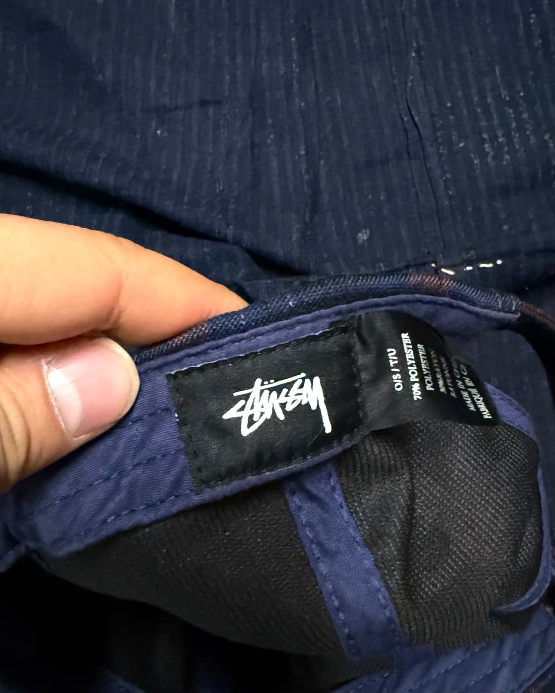 스투시 플래드 스트랩백 OS 상품이미지5