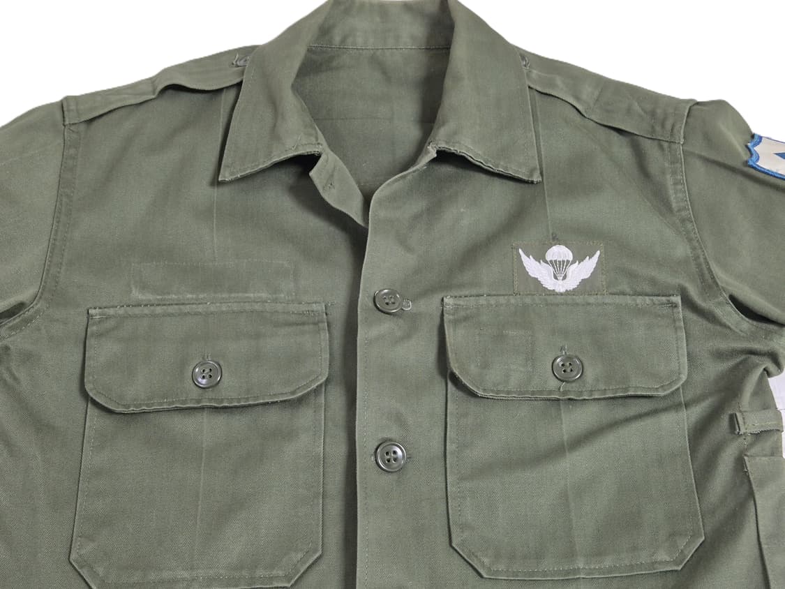 육군 구형 12사단 민무늬 전투복 상의 자켓 (S) 상품이미지6