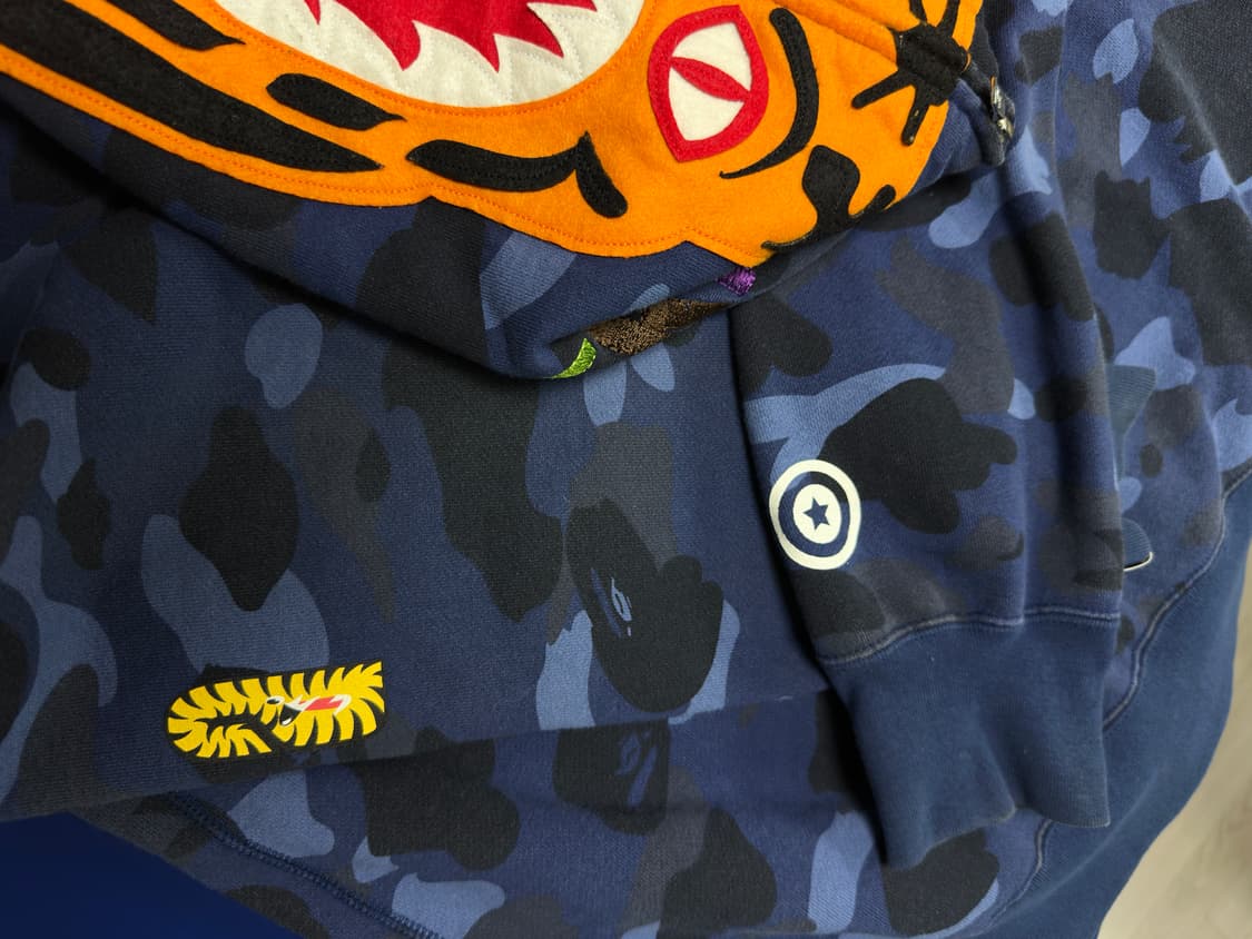 베이프 후드집업 XL 청계 상품이미지2