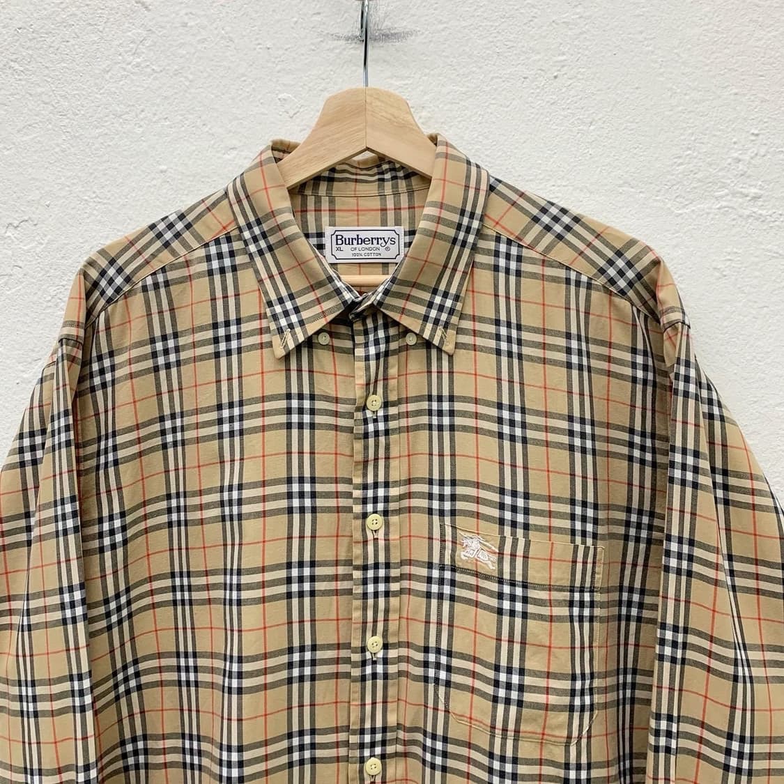 버버리 베이지 노바체크 셔츠 상품이미지3