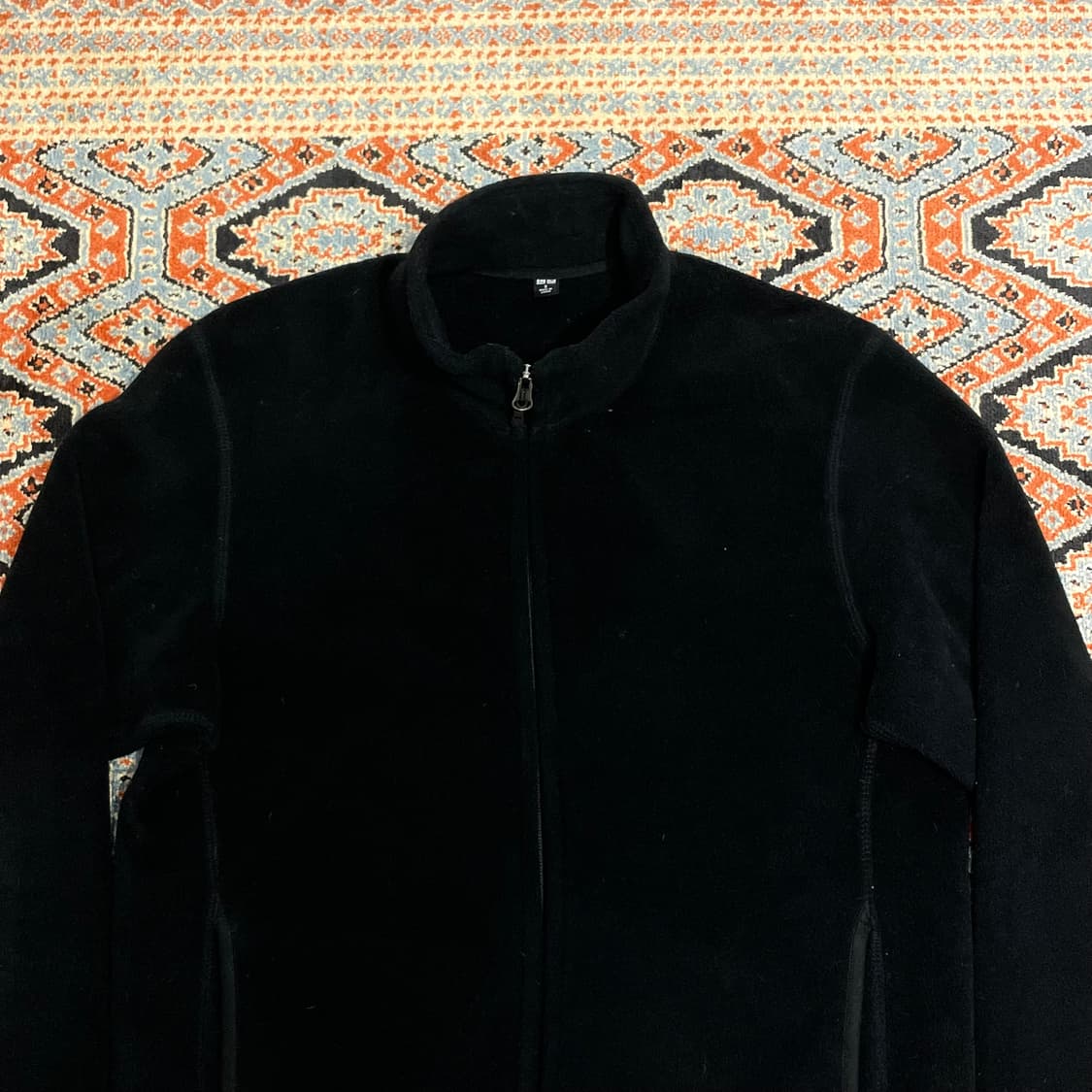 유니클로 블랙 플리스 집업 자켓 여성S 상품이미지2