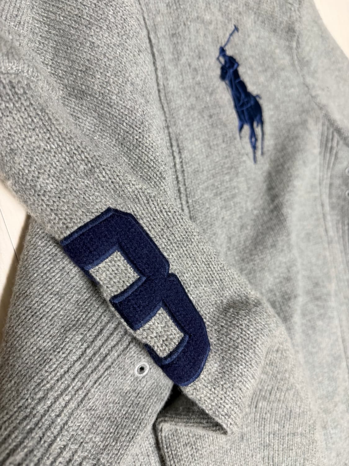 폴로 빅포니 니트집업 90 S사이즈 상품이미지5