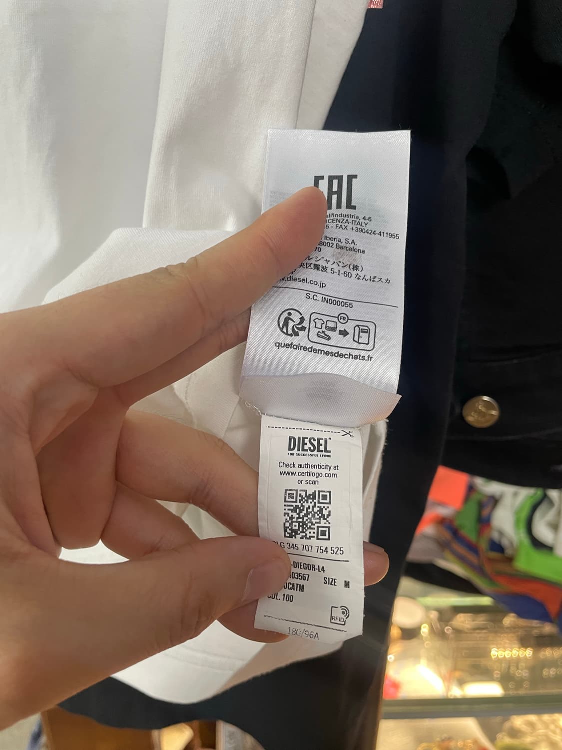 디젤 지구본 티셔츠 상품이미지5