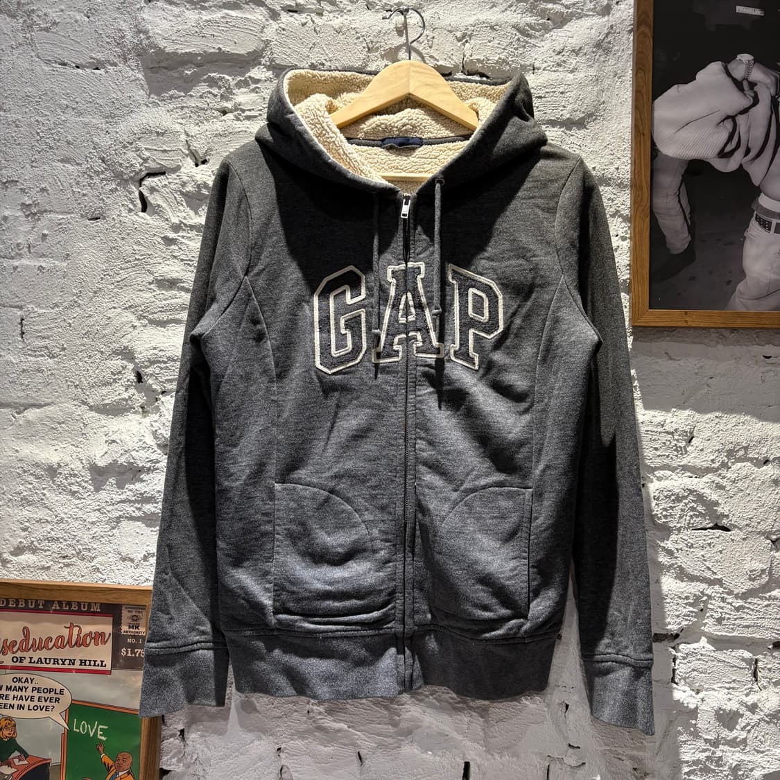 GAP 갭 양털 후드집업 상품이미지1