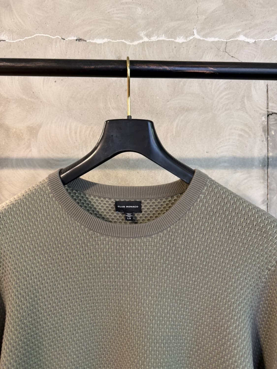 클럽모나코 와플 니트 100 상품이미지3