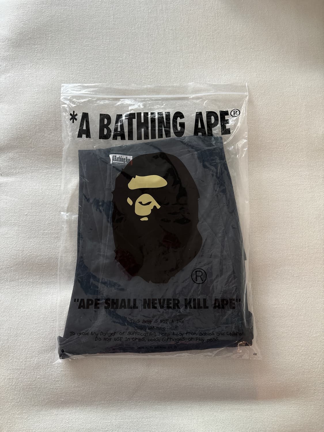 베이프 데님 팬츠 블랙 M 상품이미지1