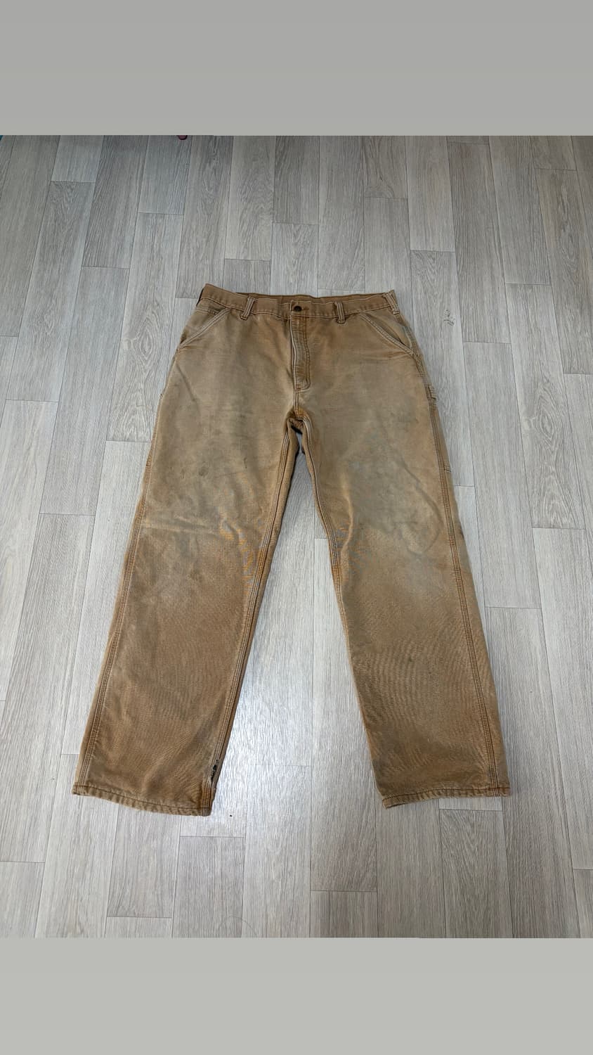 carhartt single knee pant brn 36x32 상품이미지3