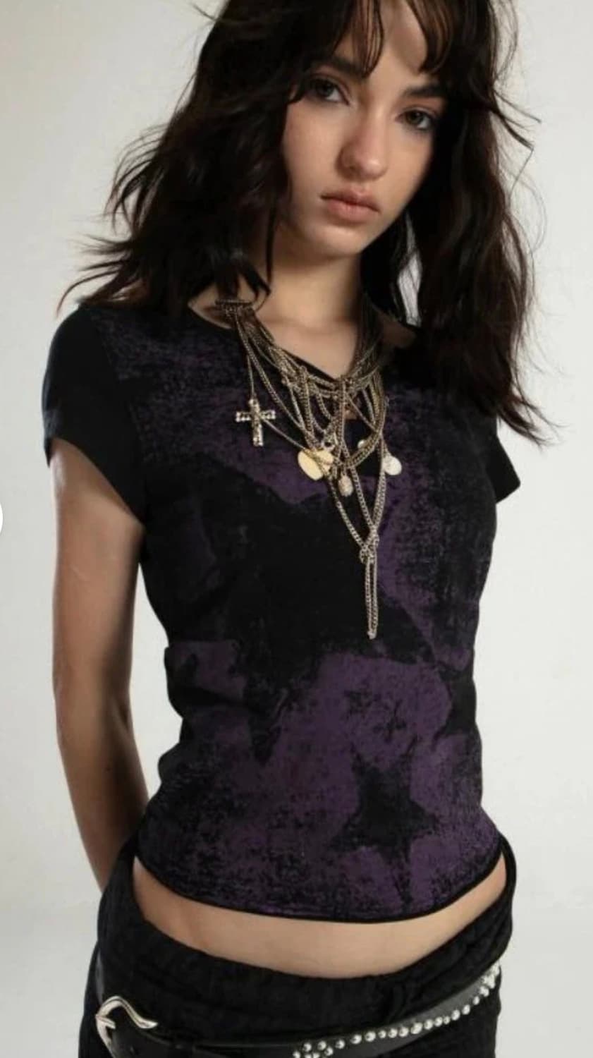 Punk y2k 프린팅 티셔츠 상품이미지3