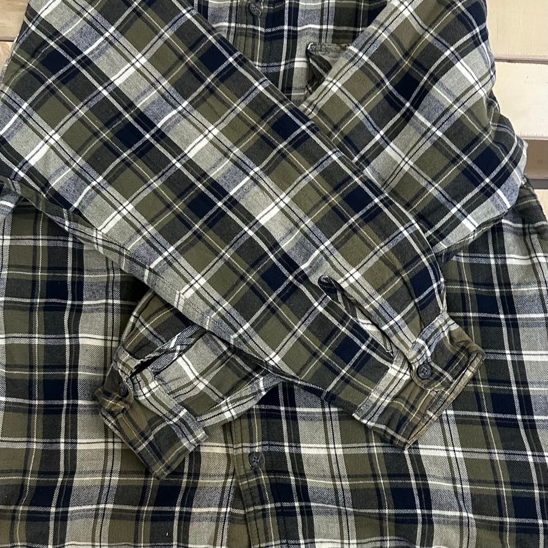 랭글러 플리스 체크 셔츠 자켓 상품이미지3