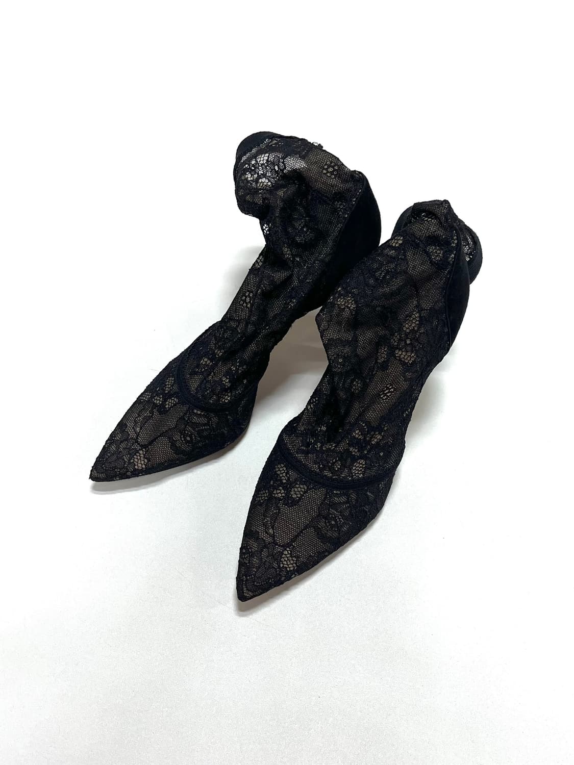 GIANVITO ROSSI 지안비토 로시 레이스 앵클 부츠 상품이미지2