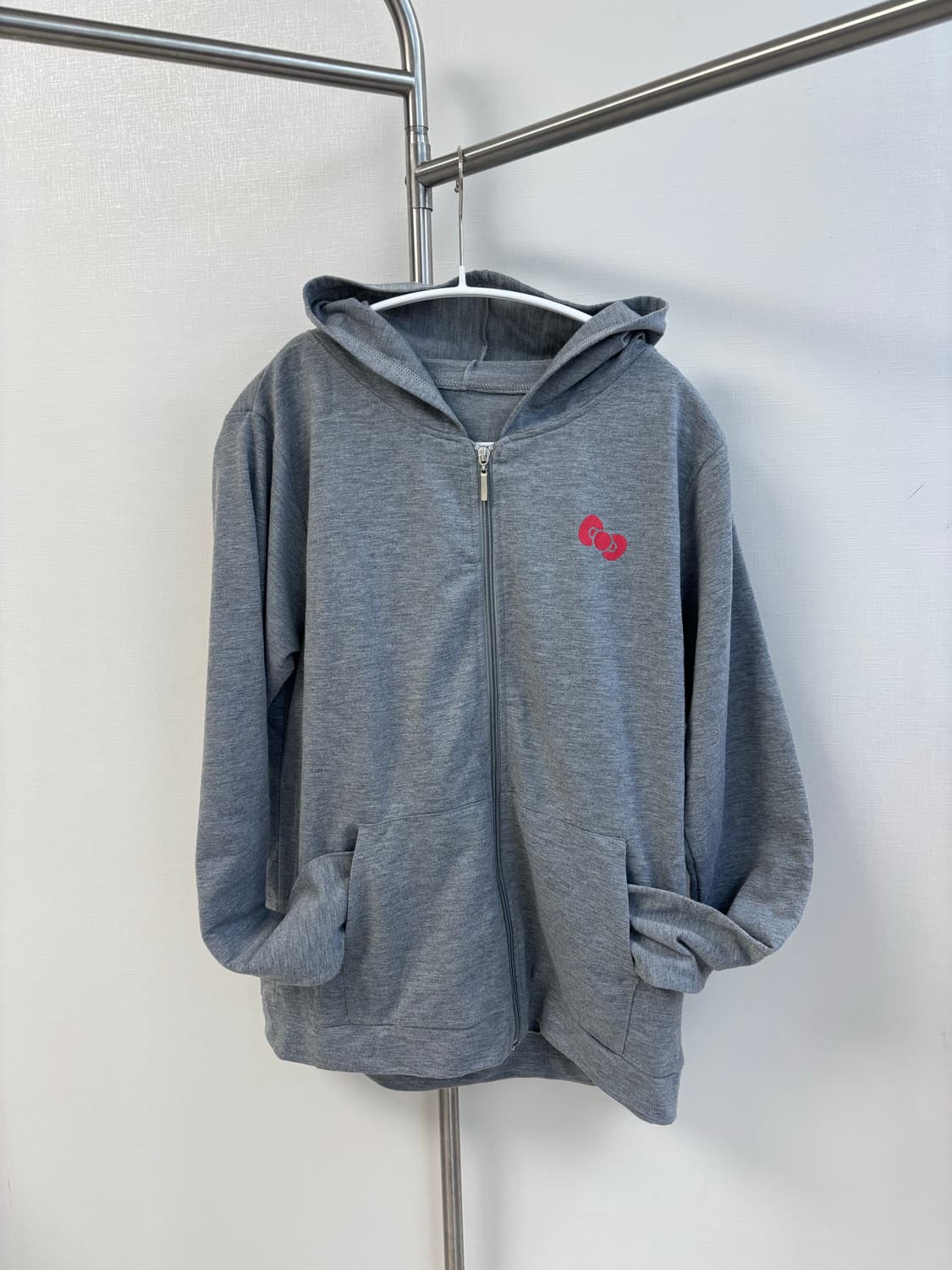 헬로키티 런던 리본 베이직 후드집업 상품이미지2