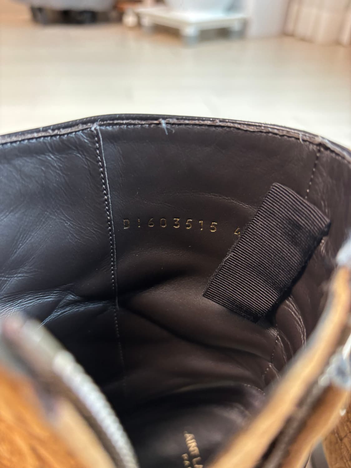 생로랑 하네스 부츠 41 크로커다일 스웨이드 상품이미지10