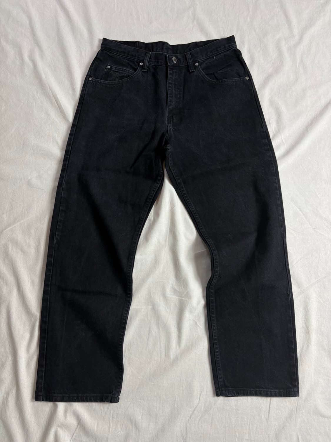 Wrangler 랭글러 블랙 데님 팬츠 34 x 30 상품이미지1