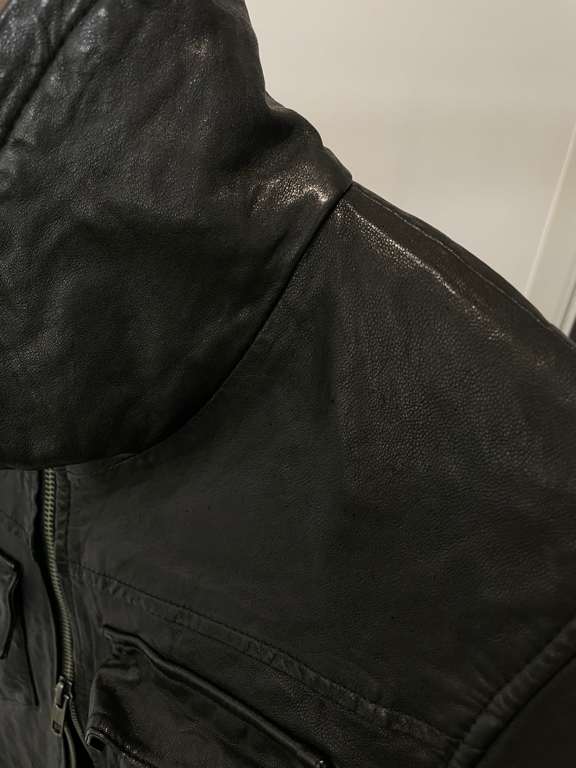 (95) 하이넥 락시크 양가죽 투웨이 가죽자켓 상품이미지7