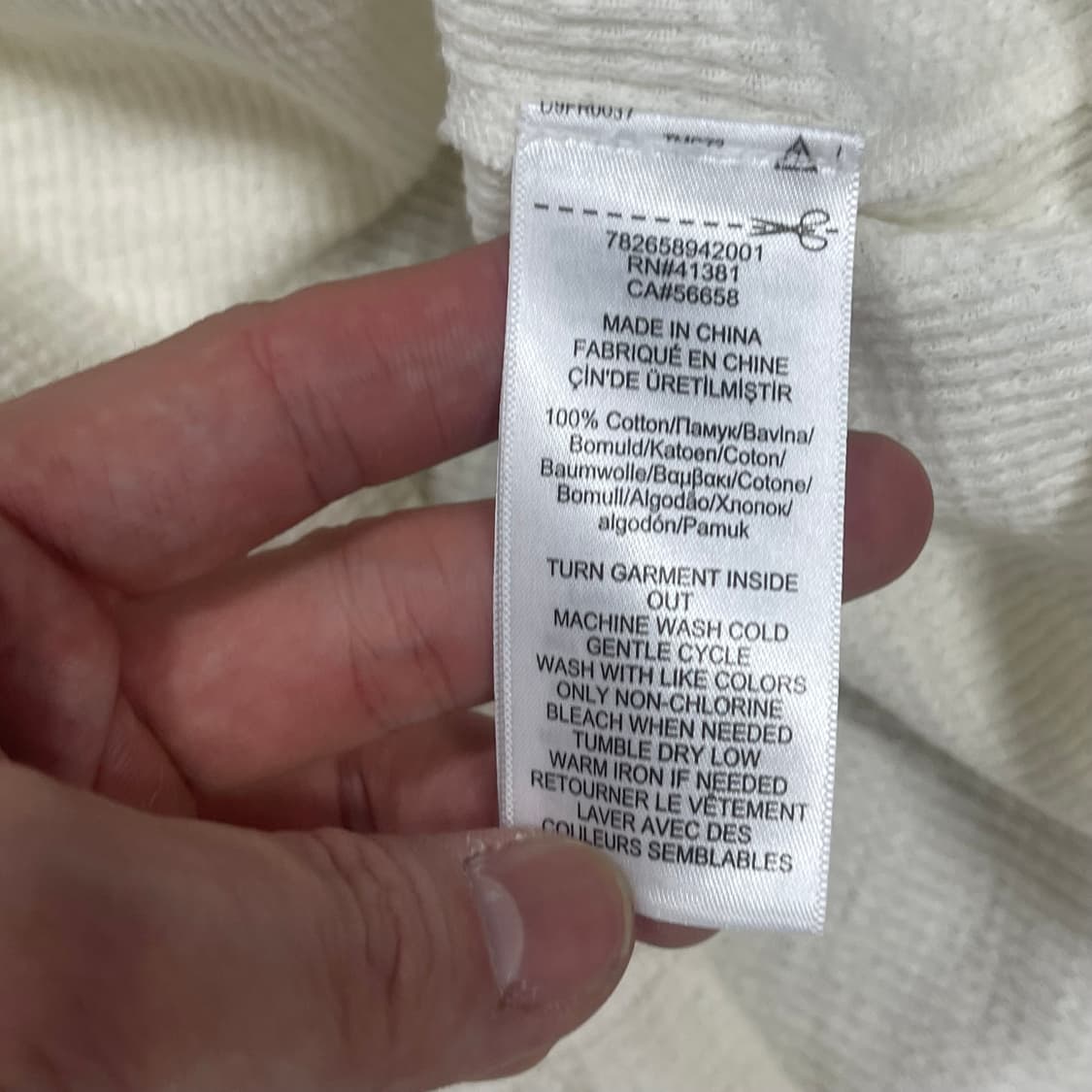 더블알엘 헨리넥 와플 반팔티  상품이미지4