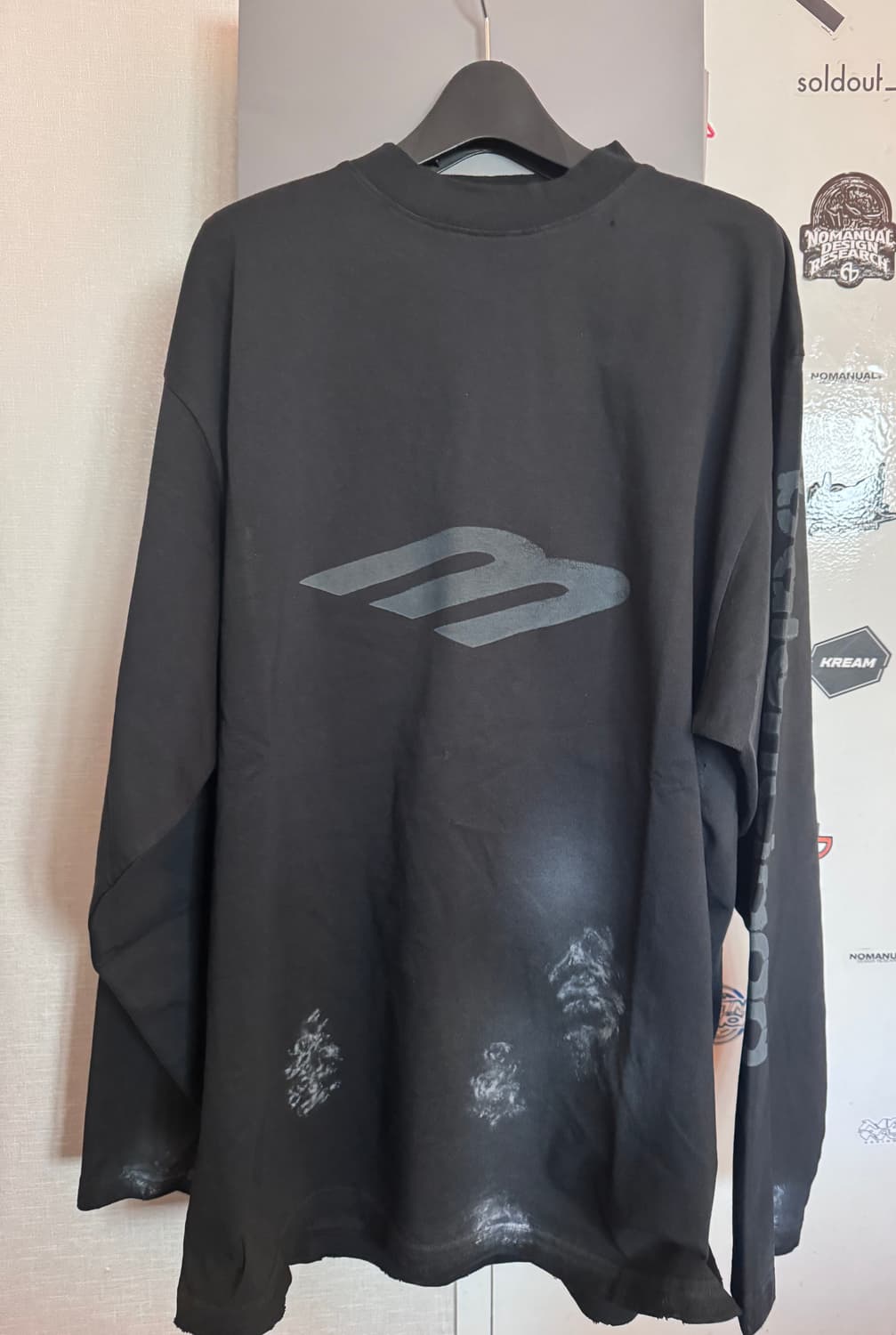 발렌시아가 워싱 롱슬리브(2사이즈) 상품이미지1