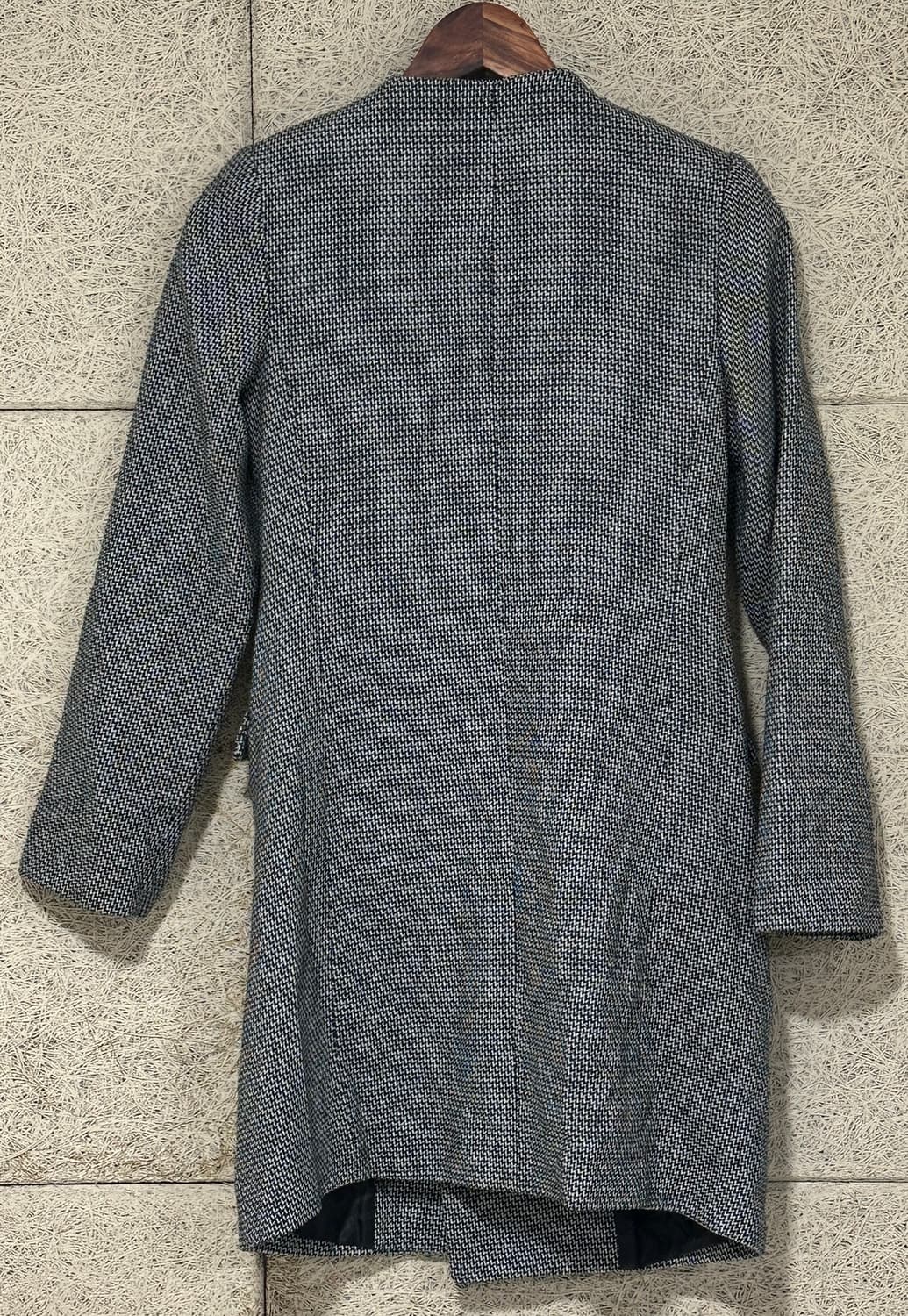 그레이 겨울 반코트 블레이저 블라썸 체크 코트 자켓 1 사이즈 상품이미지2