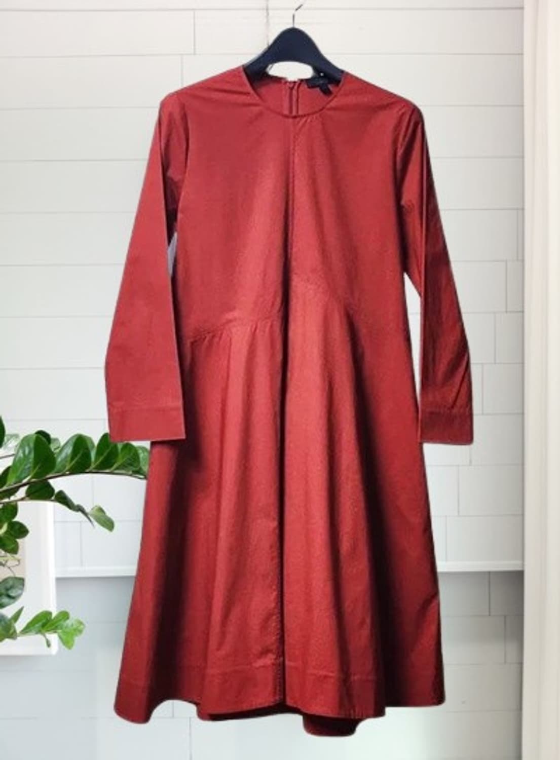 코스 버건디 원피스 상품이미지3