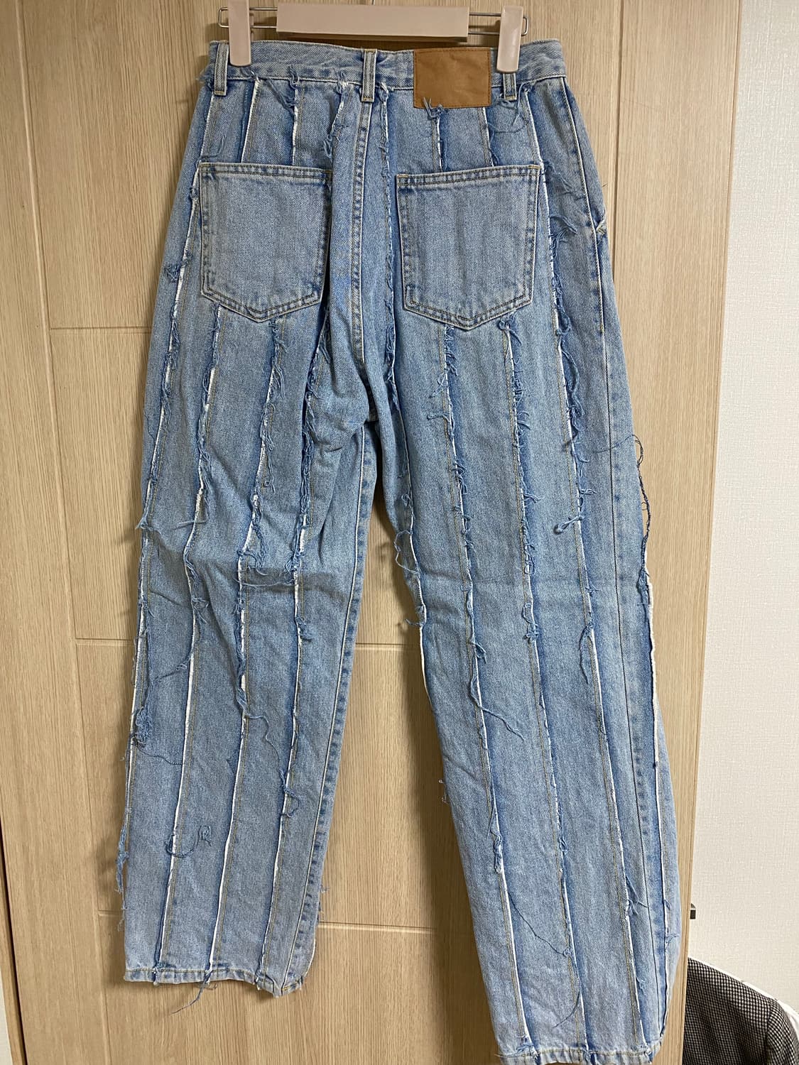 마뗑킴 커팅 루드 데님팬츠 S 상품이미지3