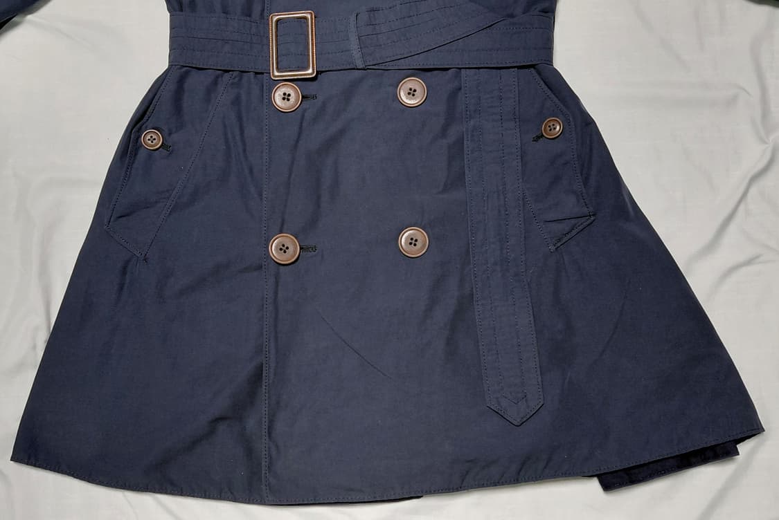 [정품] Ralph Lauren 네이비 밀리터리 패치 트렌치코트 (7) 상품이미지3