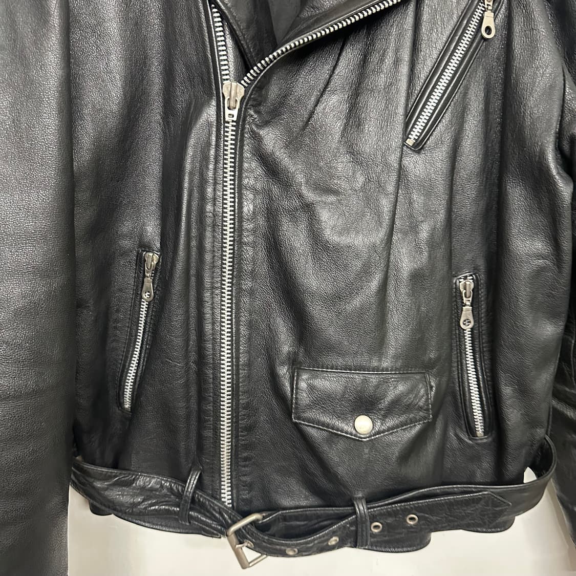 카우레더 라이더 자켓 상품이미지4