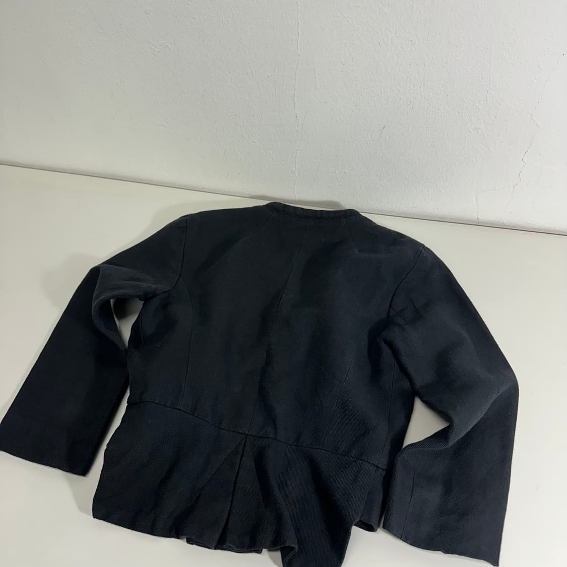 XXS 디젤 DIESEL BLACK GOLD 논카라 크롭자켓 상품이미지6