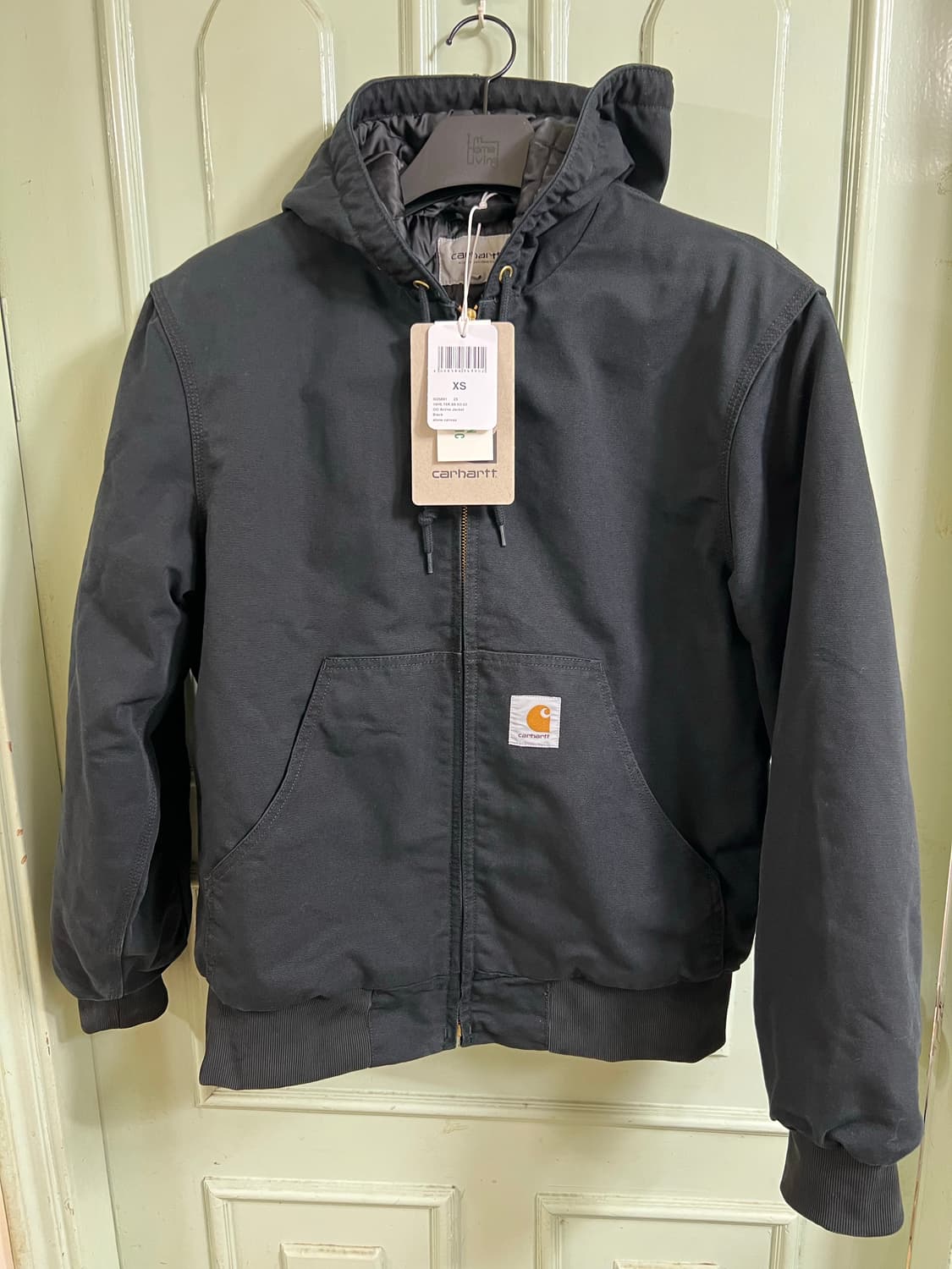 (XS) 칼하트 WIP OG ACTIVE JACKET 블랙 스톤 캔버스 상품이미지1