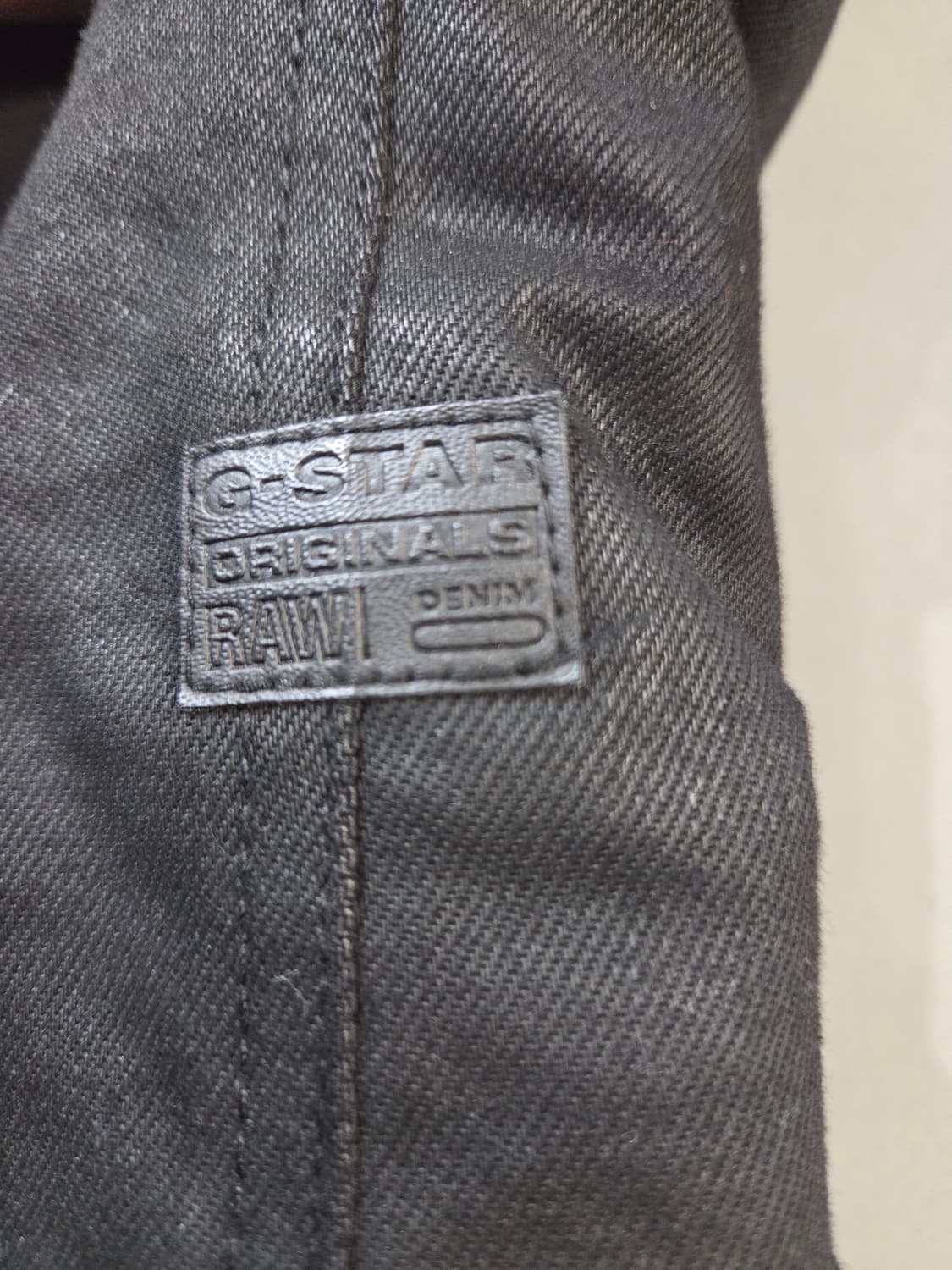 G-Star RAW 블랙 털 조끼(S) 상품이미지4