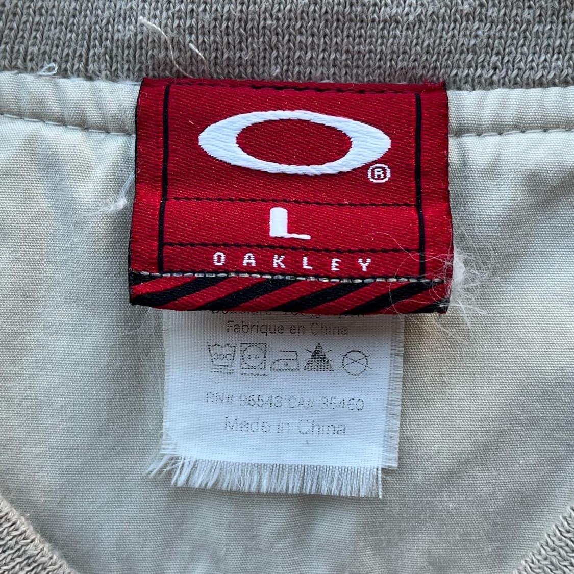 오클리 O로고 오버사이즈 베이지 풀오버 코튼 웜업 상품이미지9