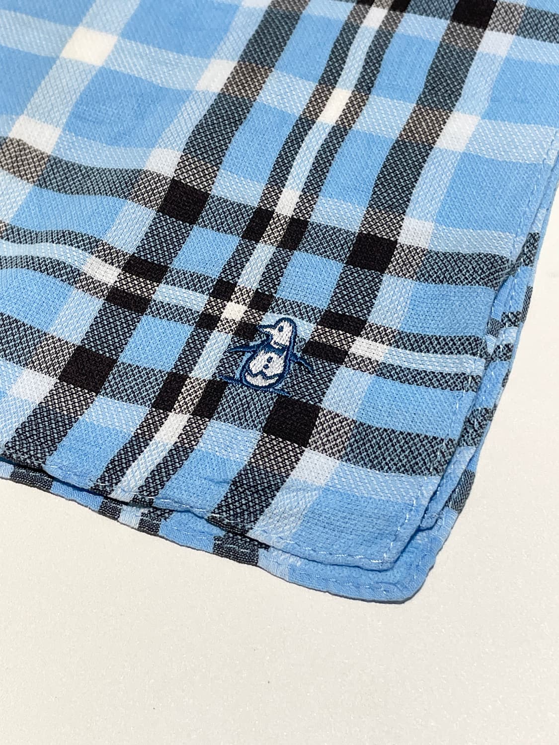 먼싱웨어 00s 재팬 체크 쁘띠 손수건 A1450 상품이미지4