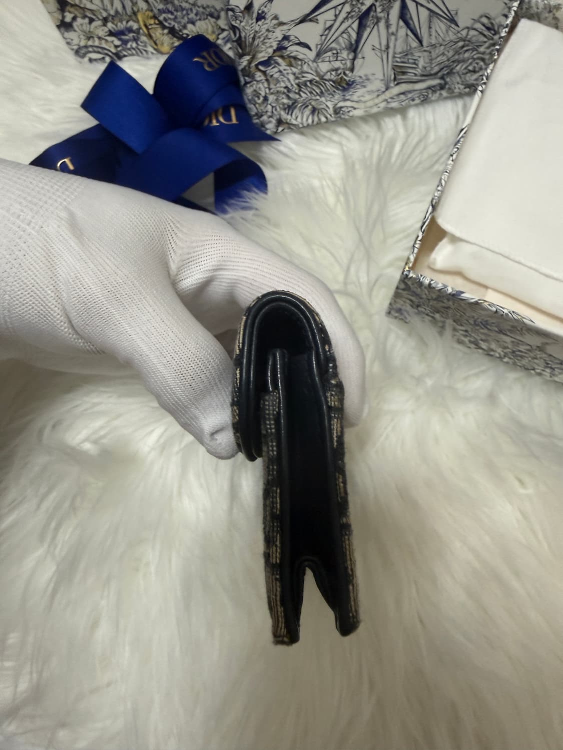 디올 오블리크 새들 카드지갑 상품이미지2