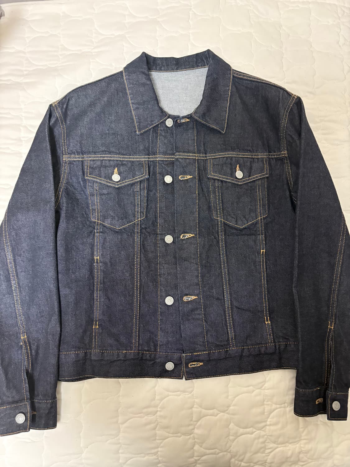 유스 데님 셋업 원워시 L (트러커, 와이드 팬츠) 상품이미지1