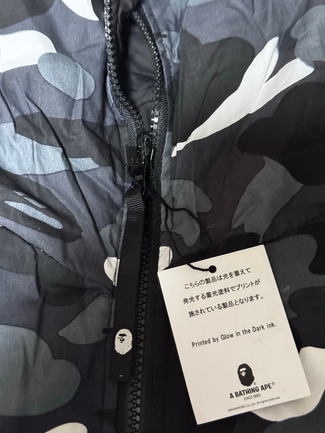 베이프 리버시블 패딩 새상품 상품이미지5