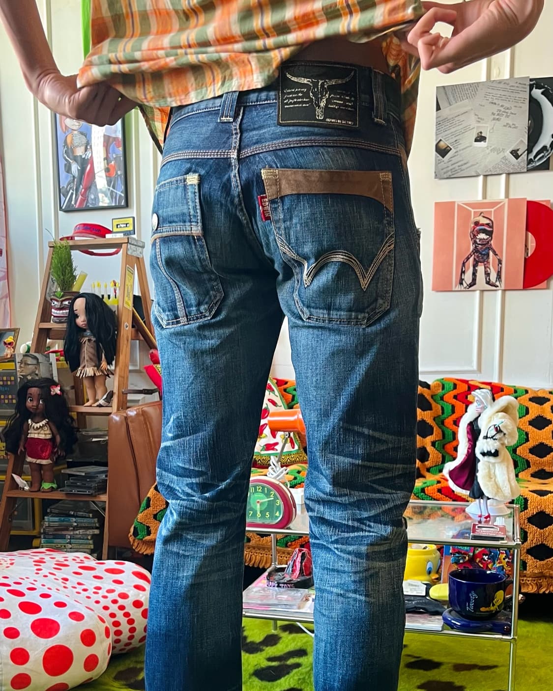 Old EDWIN Japan Cargo Pocket Denim Pants 상품이미지2