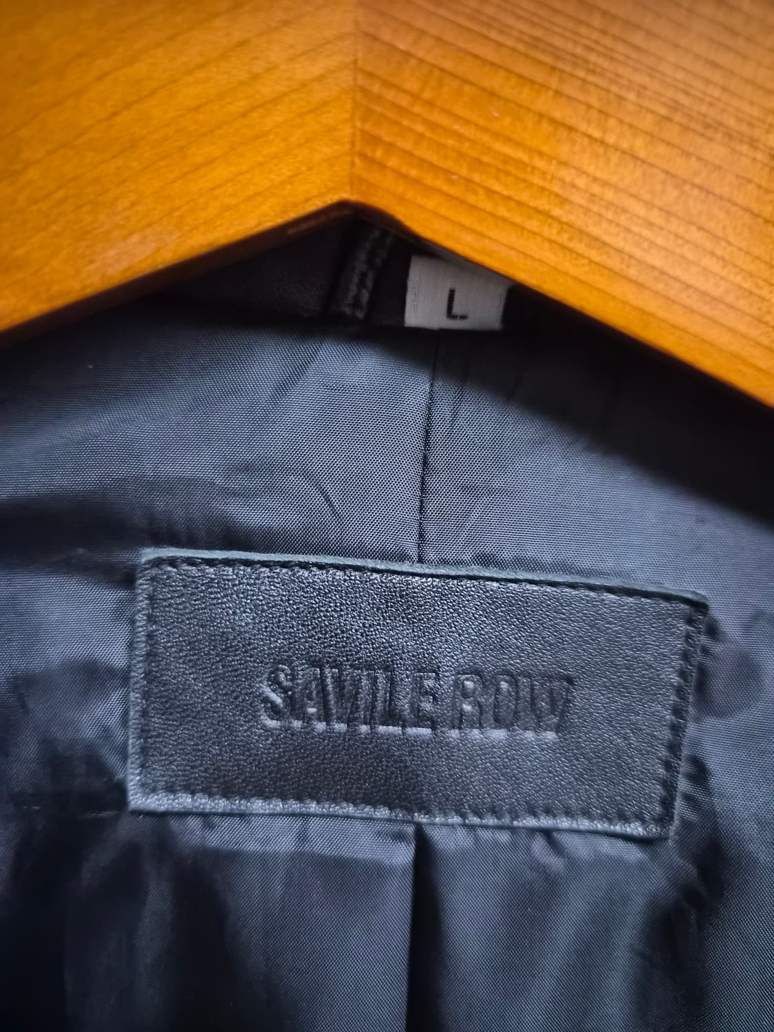 L/105) 새빌로우 빈티지 레더자켓 팝니다 상품이미지4